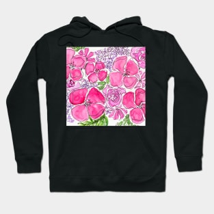 Lilacs, Roses, Poppies and Daisies Hoodie